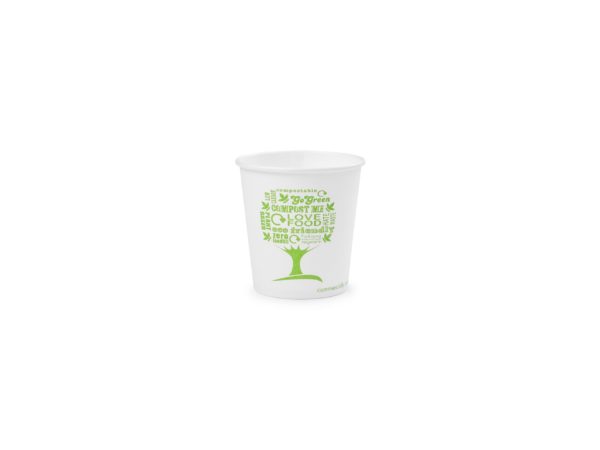 4oz white hot cup, 62-Series - Green Tree
