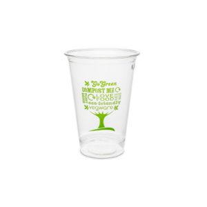 9oz PLA cold cup, 76-Series - Green Tree