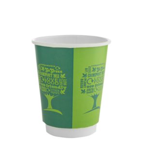 8oz double wall cup, 79-Series - Green Tree