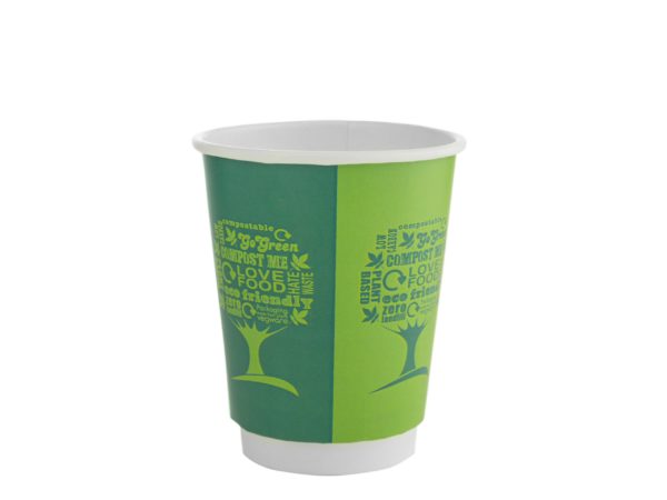 8oz double wall cup, 79-Series - Green Tree
