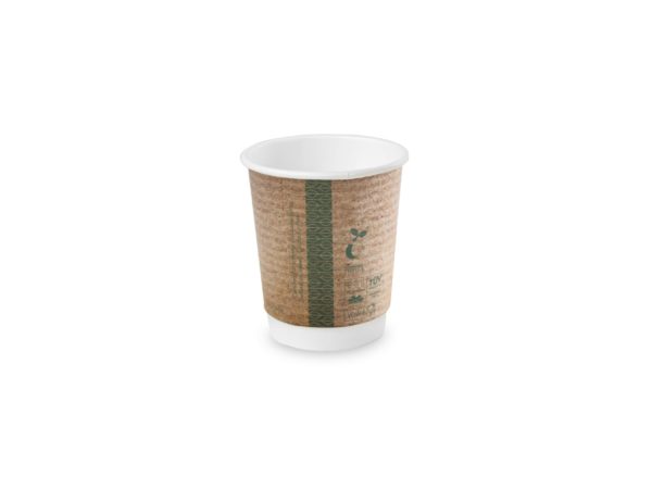 8oz double wall brown kraft cup, 79-Series